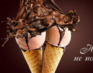 《性感女體冰淇淋》心中有エロ才能理解的構圖,你看到的也是吊襪帶翹臀嗎?ww