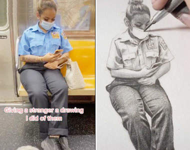 紐約地鐵素描畫家《devonrodriguezart》捕捉各種車廂內乘客神情好厲害