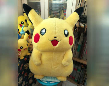 重量級的存在《超巨皮卡丘、喵喵玩偶》空虛寂寞的夜晚有它陪伴不孤單