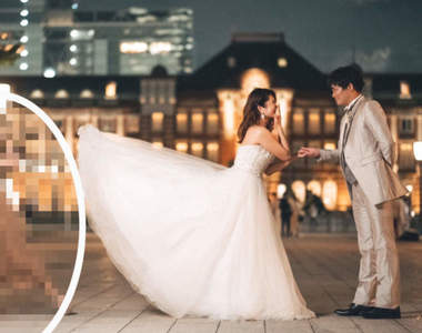 《婚紗照的幕後》優雅飄逸的裙襬背後,成就完美攝影作品的"妖精"引發話題w