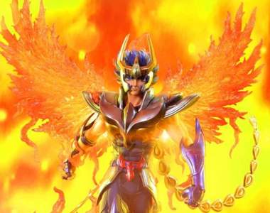 聖鬥士星矢《不死鳥一輝角色立像》剛剛誰欺負我妹(弟弟),我還不一拳灌爆你