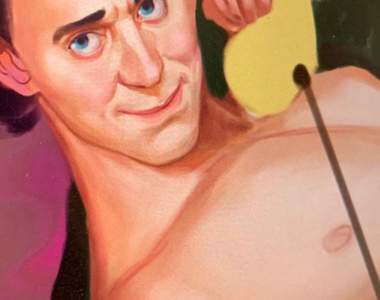 性感男郎版《漫威超級英雄》畫面有點糊？喔~原來是興奮到模糊XD