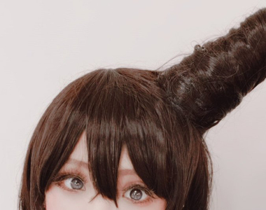 最突出的二次元髮型《毛利蘭cosplay》髮片+定型噴霧真的沒有在省的...