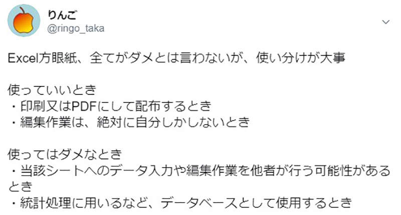 Excel方格紙之爭 教人使用excel製作表格被罵翻word太難用其實也有錯