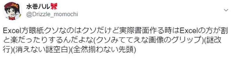 Excel方格紙之爭 教人使用excel製作表格被罵翻word太難用其實也有錯