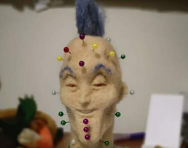 還原度超高《伊耳謎羊毛氈針氈》把針的位置插對完全就是集塔喇苦惹