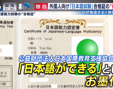 《日本語能力試驗危機》假證書橫行降低信賴度 正當合格者和公司企業都超不爽……
