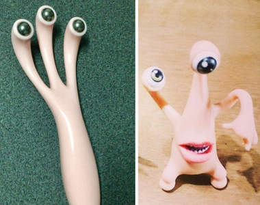 瘦臉滾輪按摩器《猛一看覺得像寄生獸的米奇》這...還會想拿著這個瘦小臉嗎?