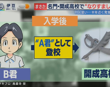 《日本名校開成高中詭異事件》戴口罩冒名頂替上課一學期 沒人猜得出動機是什麼……