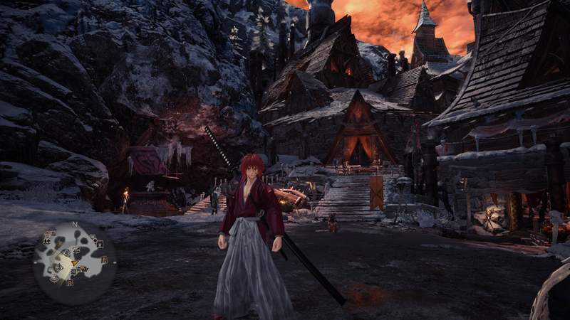 魔物獵人冰原pc 神劍闖江湖緋村劍心mod 玩家終於可以實現兜割龍鎚閃惹