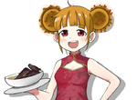 《武漢肺炎擬人化》包包頭穿旗袍的冠狀病毒醬 為你送上一碗蝙蝠野味湯…… 《武漢肺炎擬人化》包包頭穿旗袍的冠狀病毒醬 為你送上一碗蝙蝠野味湯……