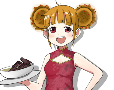 《武漢肺炎擬人化》包包頭穿旗袍的冠狀病毒醬 為你送上一碗蝙蝠野味湯……