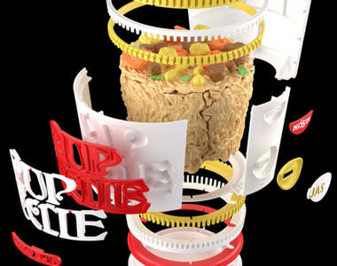 3分鐘也無法完成的泡麵《日清杯麵模型》人類終於迎接親手組裝泡麵的這天(?)