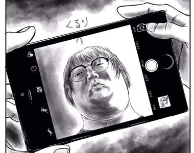 《手機拍照常有的事》不小心切換的前鏡頭，總是能讓你秒看清殘酷的現實......