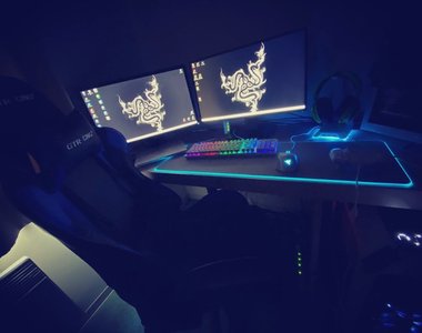 《曬出你的PC桌面》房間燈一關電競商品的炫光真D帥爆