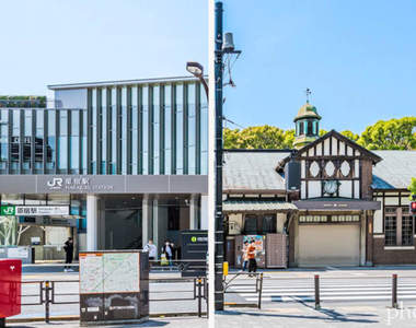 反差超大《原宿車站新舊對比》現代化的全新站房讓人驚呼這是我認識的原宿站嗎...