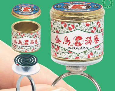 話題扭蛋《金鳥蚊香戒指》鐵罐打開裡面真的有蚊香，有如微縮模型一般的精緻度...