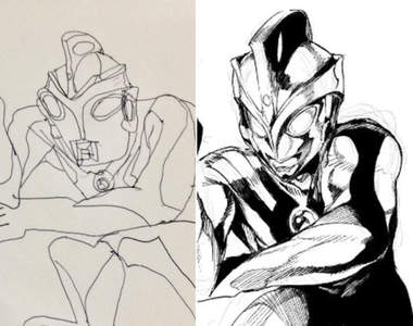 《繪師的畫力前後對比照》有愛不斷畫下去的驚人成果