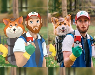 《迪士尼化寵物照》畫家筆下的毛孩就像是動畫片的角色一樣