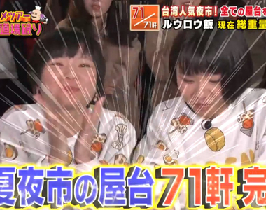 《日本大胃王挑戰台灣夜市》小野姐妹吃遍寧夏夜市71攤 兩人心目中的前三名美食是……