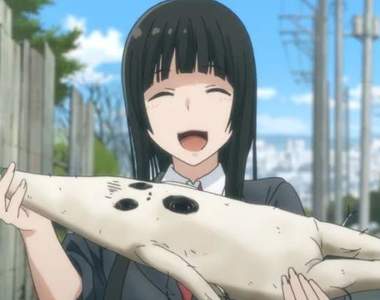 超市裡驚見《坐著放空的大根》悠閒過頭的模樣讓人不忍打擾它