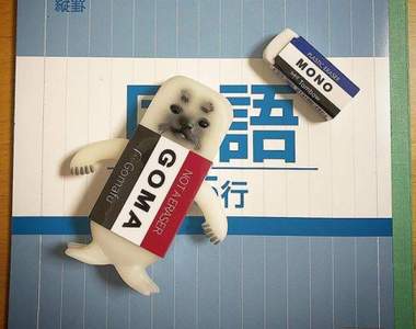 療癒宅小物《海豹橡皮擦模型》就是喜歡看那肥滿圓潤的樣子❤