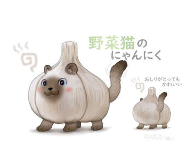 繪師創作超可愛的《動物野菜》挑食的人也會被牠們征服吧XD