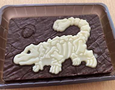 還有這招《挖掘恐龍巧克力》其實大絕招就只需要加熱,想像不到吧XD