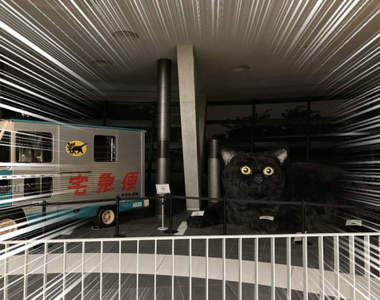 最萌宅急便《巨型黑貓出沒》夜晚的物流中心驚見那熟悉的銳利雙眼...(ΦωΦ)