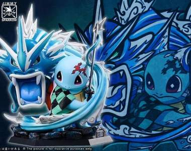 Jimmy Sparrow超酷設計《鬼滅風寶可夢繪圖》傑尼龜炭治郎善逸皮卡丘真的太可愛了