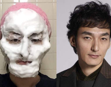 開創模仿新境界《洗臉模仿》日本美術家《杉浦由梨》用洗顏慕斯繪出名人臉