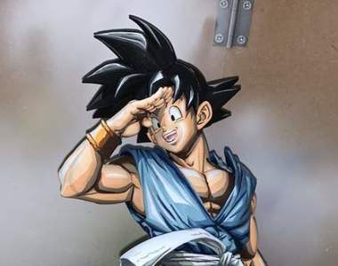 突破次元之壁《悟空漫畫風塗繪》跳脫平面的2.5次元立體