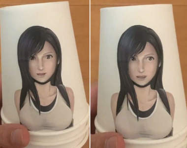 紙杯藝術創作達人《FF7蒂法》網友都驚嘆了這謎之技術