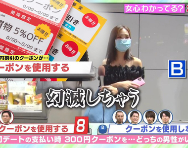 《第一次約會使用折價券》男性藝人議論看法兩極 多數女人會覺得窮酸還是會大讚省錢?