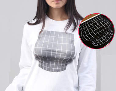 新色登場《妄想錯覺T恤》黑色顯瘦而且巨乳效果更加強大