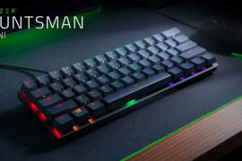 雷蛇《Huntsman Mini 鍵盤》60%尺寸適合想要掌握桌面空間的你