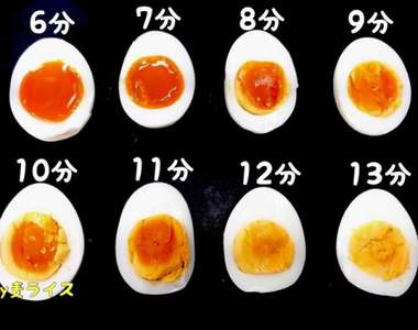超方便《水煮蛋時間表》想要的雞蛋熟度對應水煮時間一目瞭然