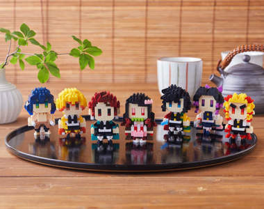 小小迷你積木《鬼滅之刃 nanoblock》全七款人物精緻小巧又可愛