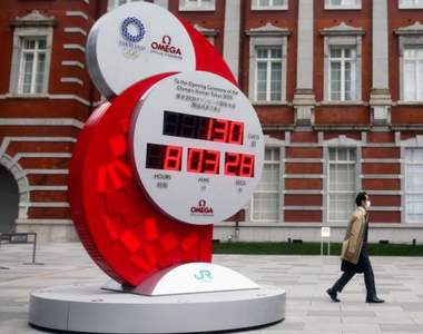 超尷尬《東京奧運確定延期》原本為東奧開幕式倒數的時鐘，一夜之間變成這樣...