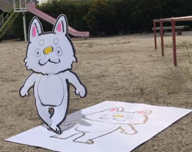 讓塗鴉活跳跳的app《らくがきAR》畫出詭異圖形讓它們復活變成網友的樂趣了XD