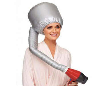 衝擊力滿點《吹風機加熱頭套》使用當下的畫面不管看幾次都覺得有點厲害