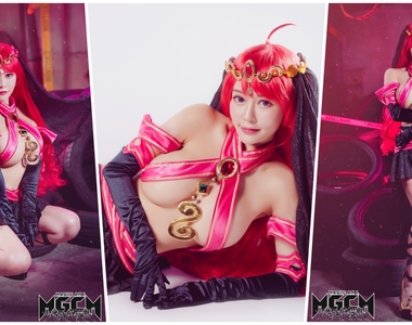 F CUP人間胸器性感女神「甜心幫 ღ 安希」變身→大鳥丹ღ《魔法少女Magicam》1,000,000玩家突破感謝祭!Cosplay票選活動開跑~★