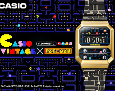 復古+復古=超復古!《Casio x PAC-MAN小精靈》聯手打造幾經典遊戲復古電子錶
