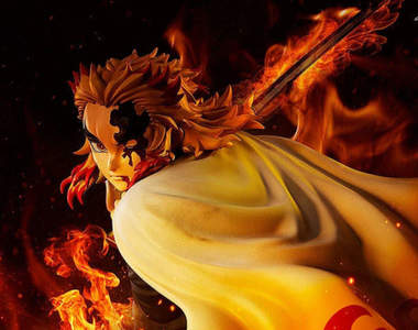 鬼滅之刃《煉獄杏壽郎 1/4比例模型》重現大哥充滿氣魄的一擊，炎之呼吸奧義「玖之型 煉獄」