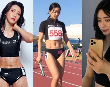 想追?韓國田徑女神《金智恩》天使臉蛋魔鬼身材…肌肉飛毛腿你追得到嗎?