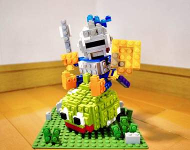 玩家手做《樂高史萊姆騎士》甚至花3個月傾力製作的DQ3大魔王也完成惹