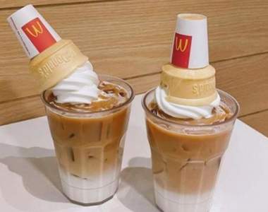 激推~《韓國麥當勞》超夯新吃法「冰那堤+蛋捲冰淇淋」 瞬間成IG爆紅打卡美食