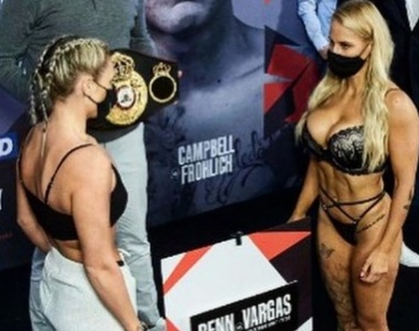 美女拳擊手《蕾絲爆乳內衣》過磅暴紅 登上「世界冠軍戰」擂台結局出爐