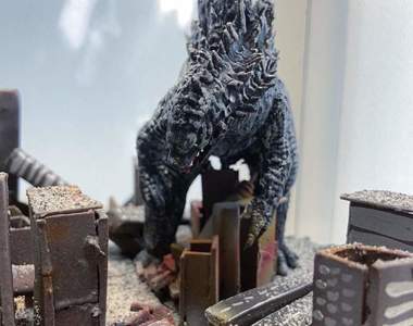 特攝甜點藝術《哥吉拉蛋糕》生日都捨不得吃直接永久封存吧