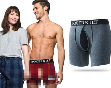 三角還是四角?全新設計《Boxerkilt》世界第一款無袋平角內褲,讓你涼爽又符合…人性!